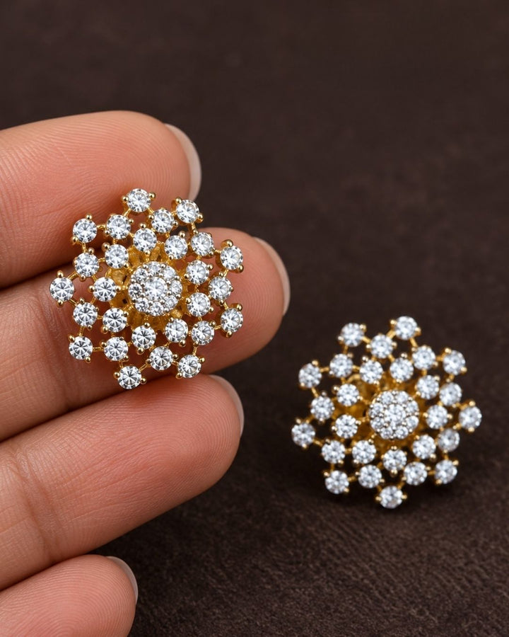 Zircon Diamond Star Studs