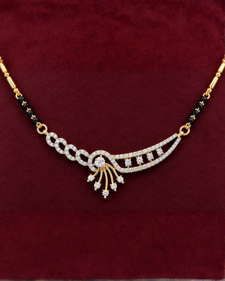 Gold Plated Traditional Mangalsutra Necklace Set