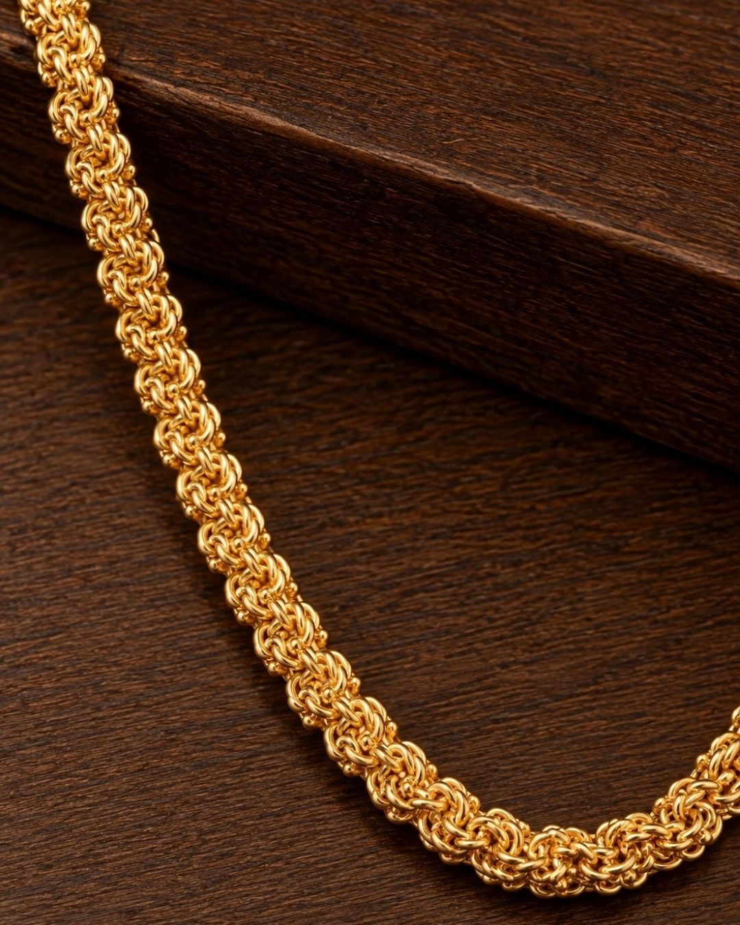 18K Gold Plated Rope Design Thaali Chain ideal for Dailywear
