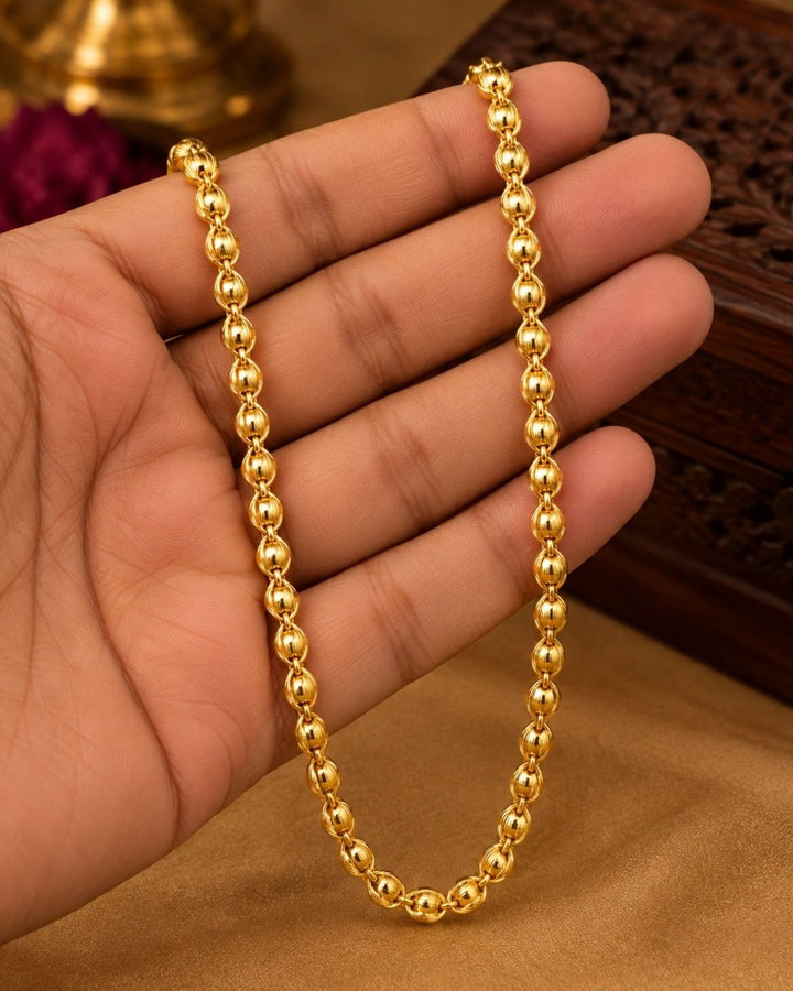Gold Plated Beaded Men&