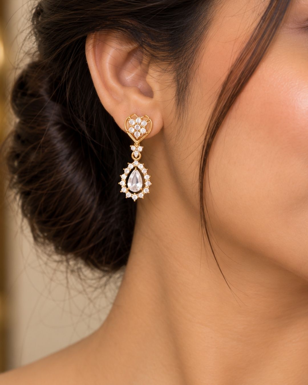 Comes with anti-tarnish lifetime warranty and thick gold plating, sensitive skin safe.Material- We only deal in authentic Jadau Kundan, Victorian and Pure Zirconian American Diamond pieces on precious stones with real beadworkPackaging: You will receive this jewelry in a Zevana Handcrafted box, ideal for gifting and personal use.Occasion: Daily wear, Festivals, Weddings, Gifting, Styling tip: Ideal for both traditional and modern look. As this is a handmade product it is very rare to create identical items.