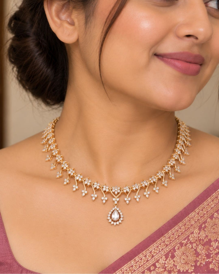 Comes with anti-tarnish lifetime warranty and thick gold plating, sensitive skin safe.Material- We only deal in authentic Jadau Kundan, Victorian and Pure Zirconian American Diamond pieces on precious stones with real beadworkPackaging: You will receive this jewelry in a Zevana Handcrafted box, ideal for gifting and personal use.Occasion: Daily wear, Festivals, Weddings, Gifting, Styling tip: Ideal for both traditional and modern look. As this is a handmade product it is very rare to create identical items.