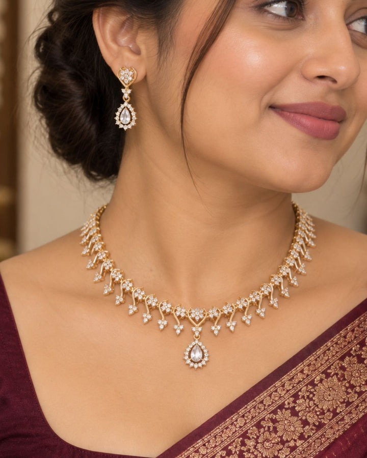 Comes with anti-tarnish lifetime warranty and thick gold plating, sensitive skin safe.Material- We only deal in authentic Jadau Kundan, Victorian and Pure Zirconian American Diamond pieces on precious stones with real beadworkPackaging: You will receive this jewelry in a Zevana Handcrafted box, ideal for gifting and personal use.Occasion: Daily wear, Festivals, Weddings, Gifting, Styling tip: Ideal for both traditional and modern look. As this is a handmade product it is very rare to create identical items.