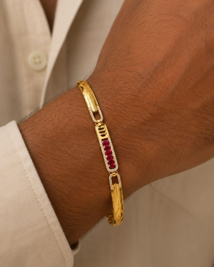 Elegant gold plated men&