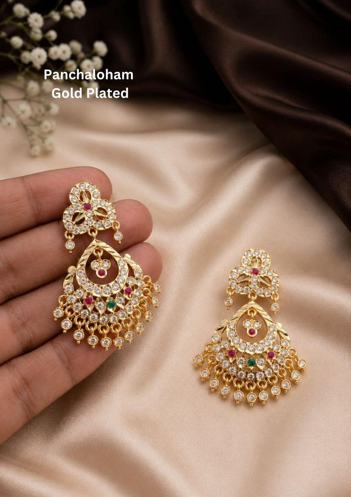 Panchaloham 18k Gold Plated Earrings a83