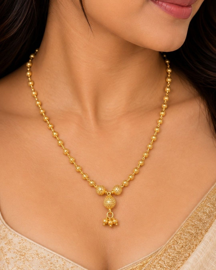 Gold-plated necklace