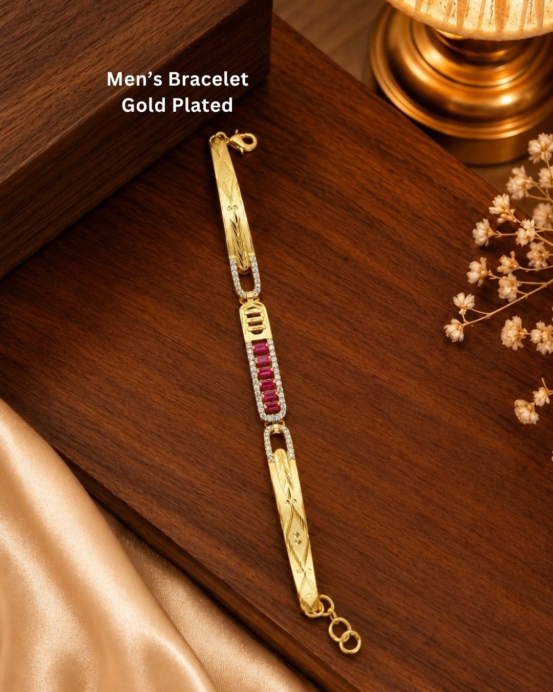Elegant gold plated men&