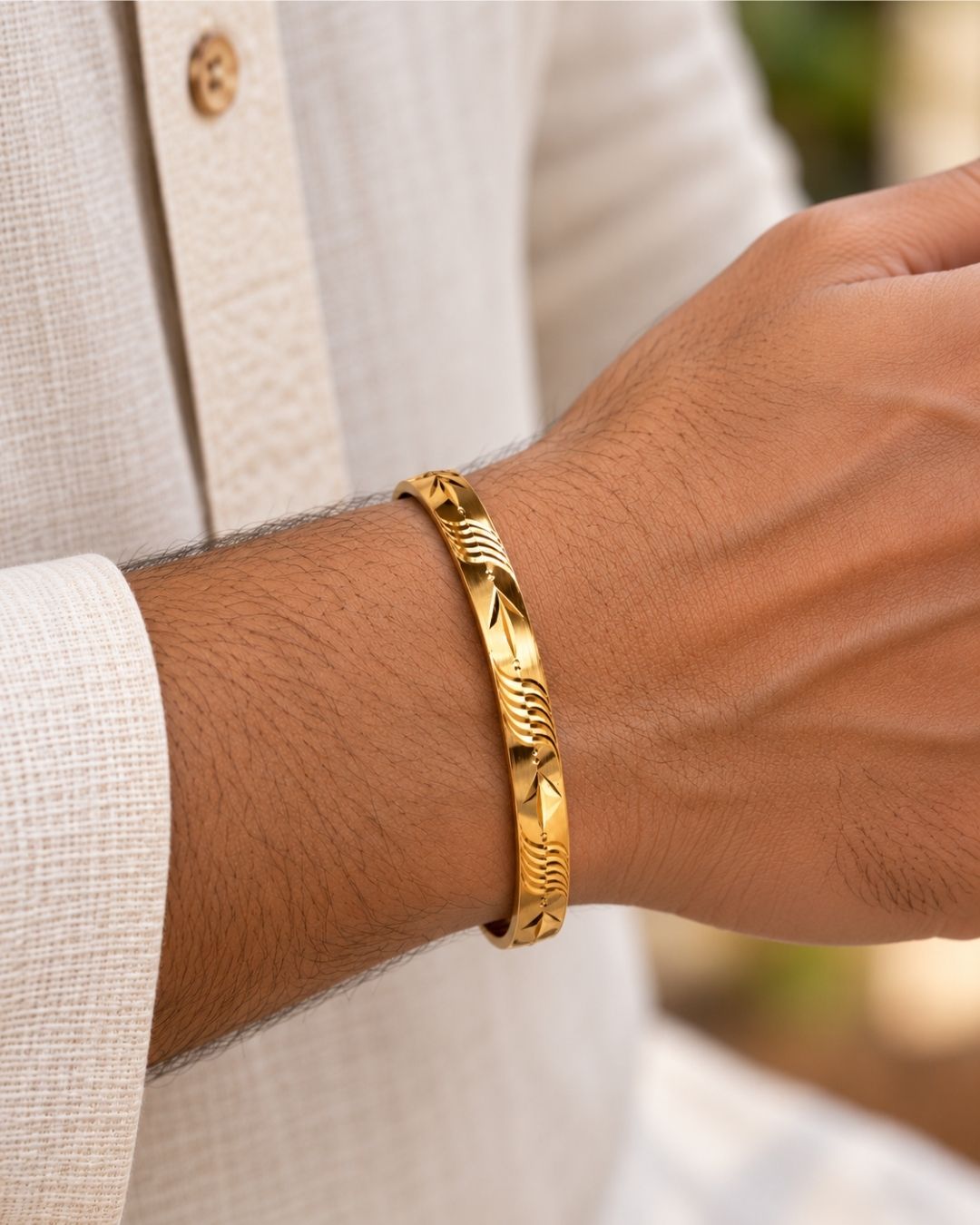 Gold plated men&
