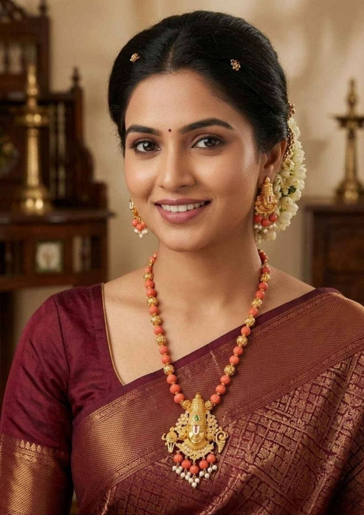 Temple Beads Necklace set