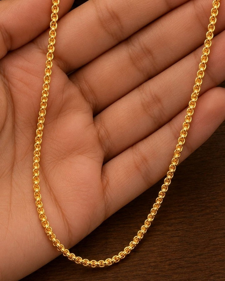 18k Gold Plated Twisted Design Thaali Chain