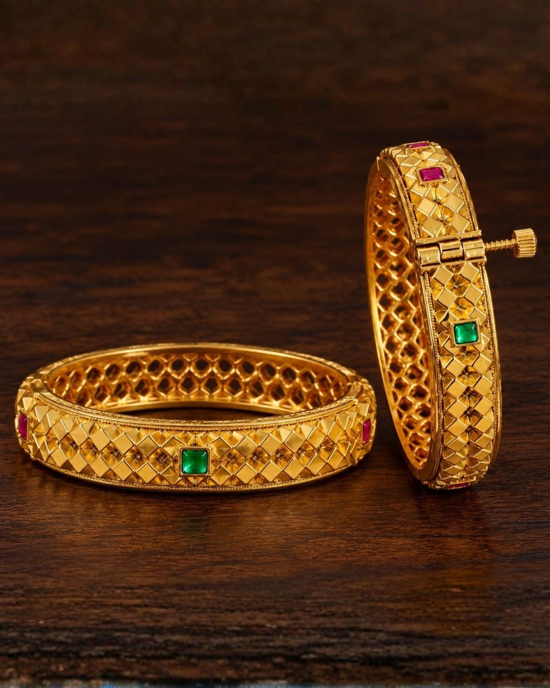Openable Gold Plated Kada