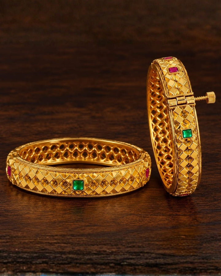 Openable Gold Plated Kada