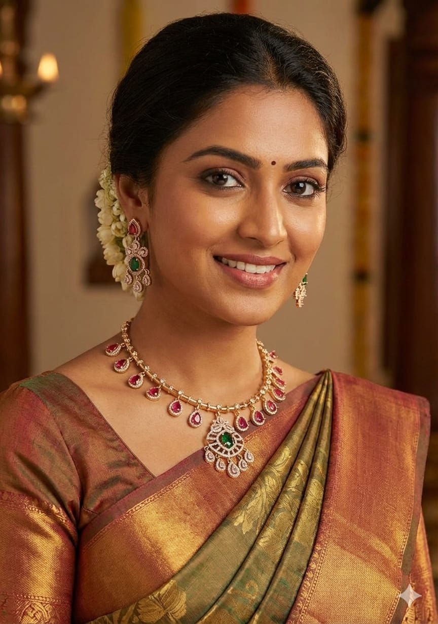 Pure Zirconian Diamond Gold Plated Necklace with Earrings g101550