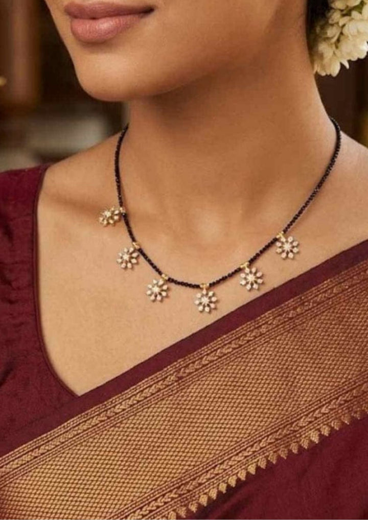 Pure Zirconian Diamond Gold Plated Mangalutra