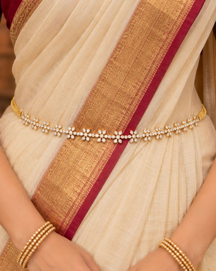 Pure Zirconian Diamond Hipbelt (Vaddanam)