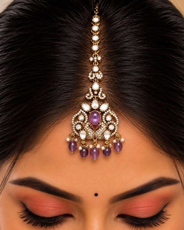 Victorian Gold Plated Mangtikka yle150