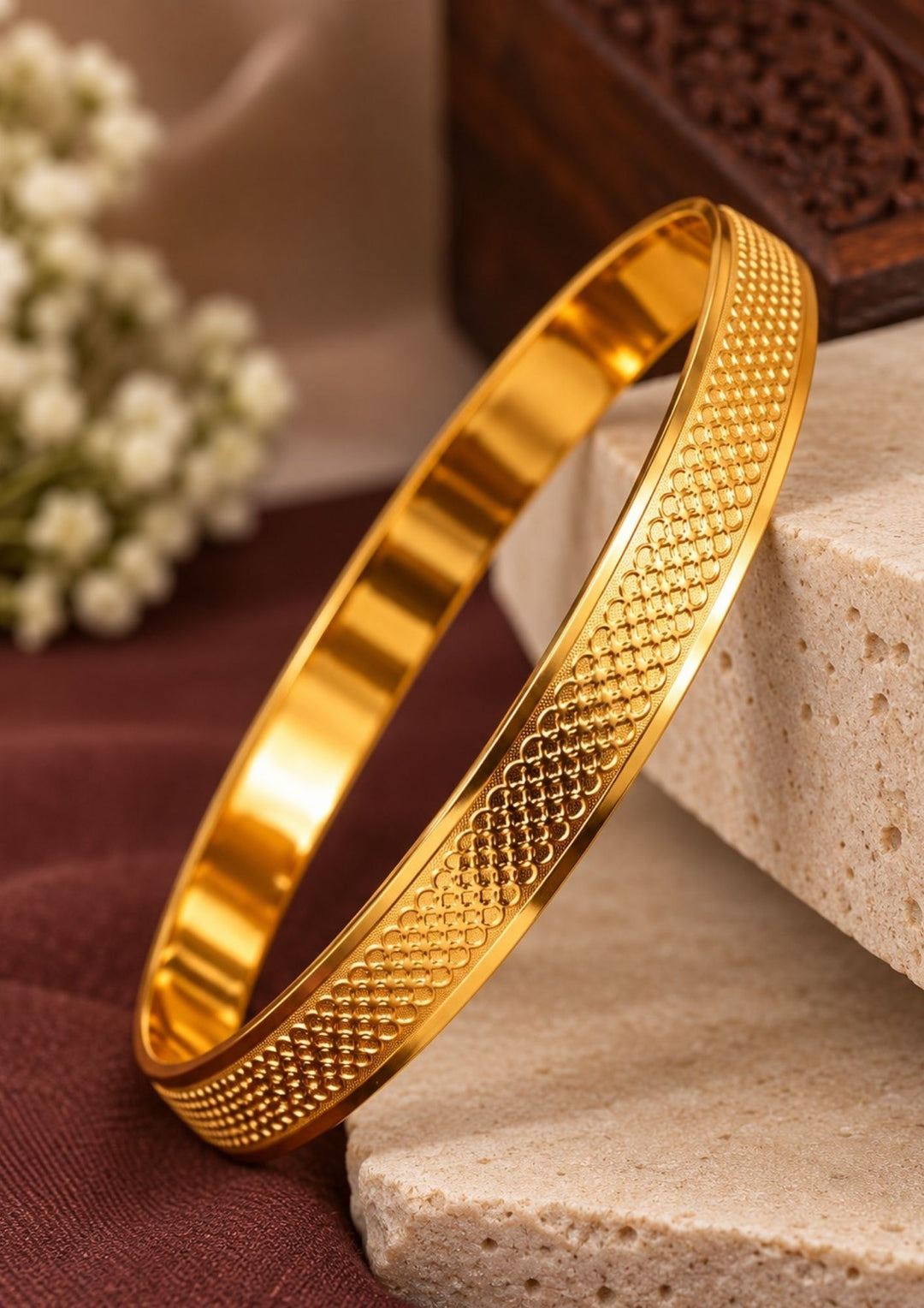 Kundan Gold Plated Micro Hipbelt (Vaddanam)