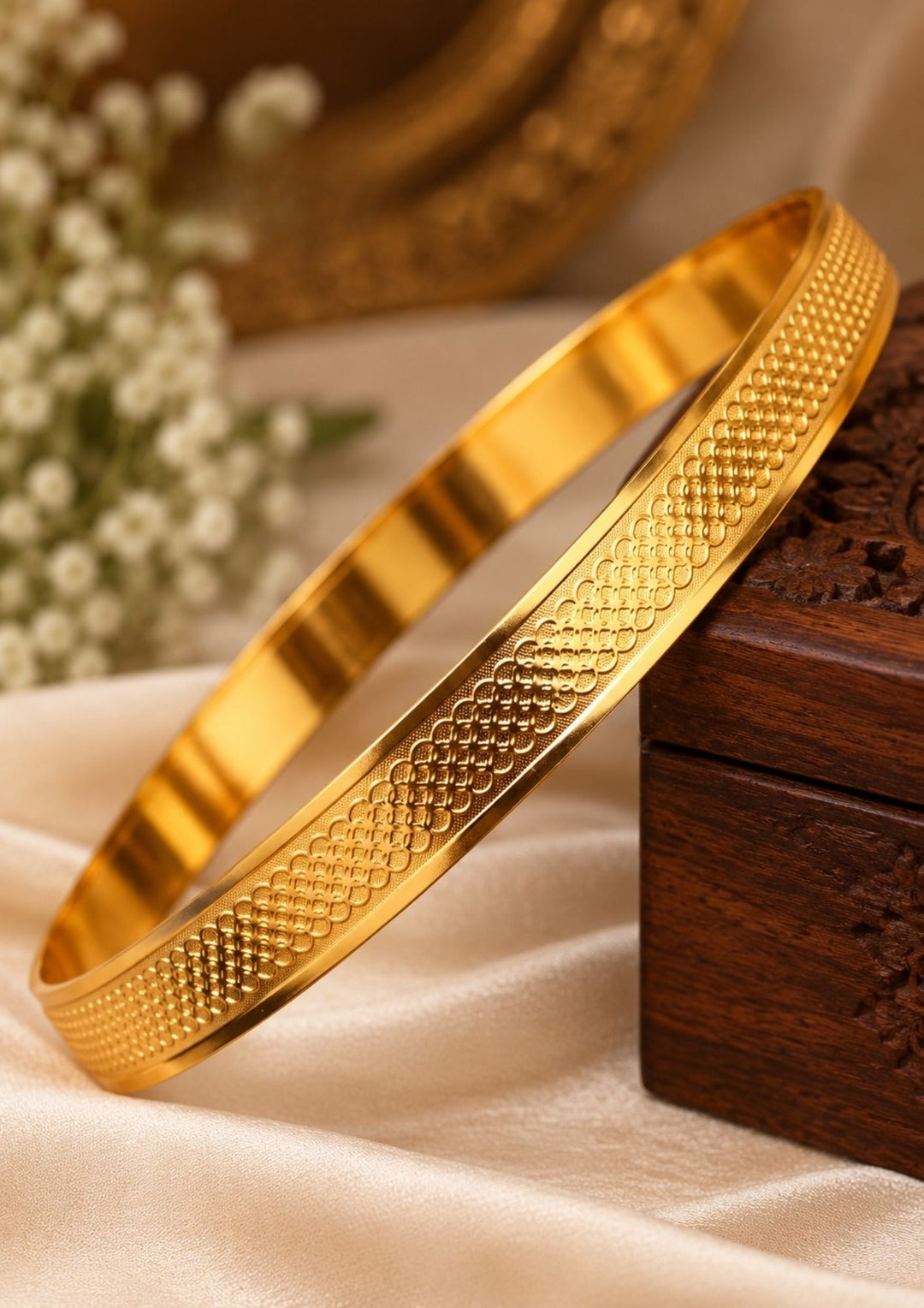 Kundan Gold Plated Micro Hipbelt (Vaddanam)