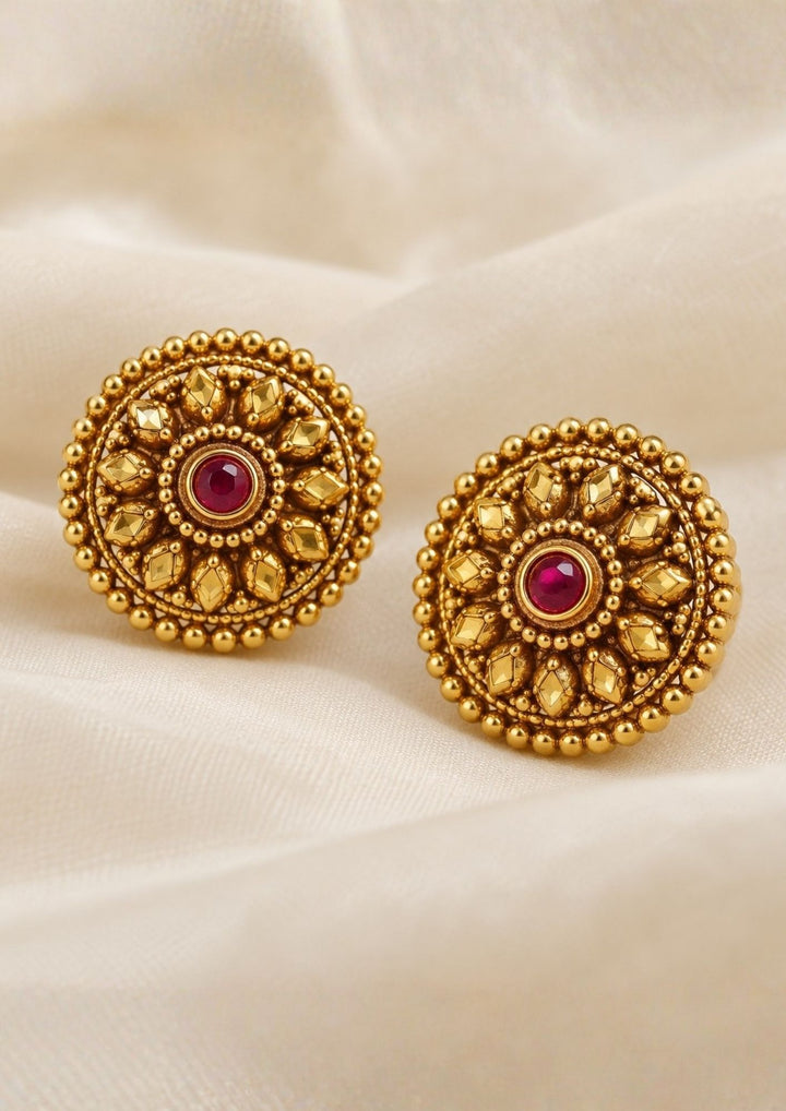 Jadau Kundan Gold Plated Multi-Layer Beaded Necklace Set