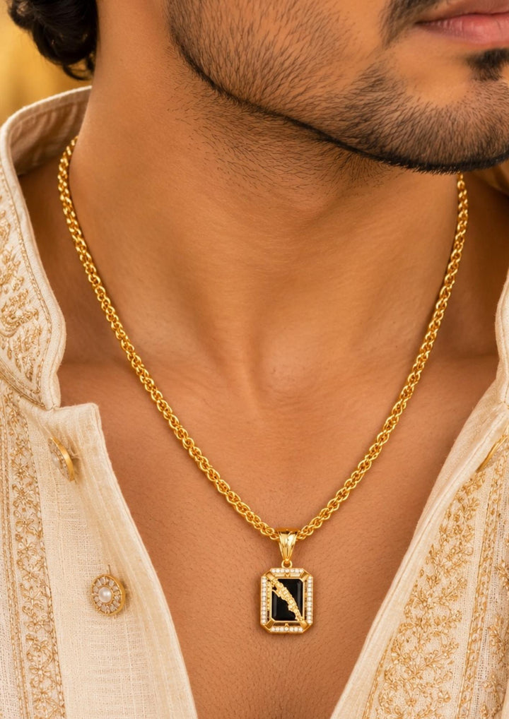 Gold Plated Jaguar Pendant for Men