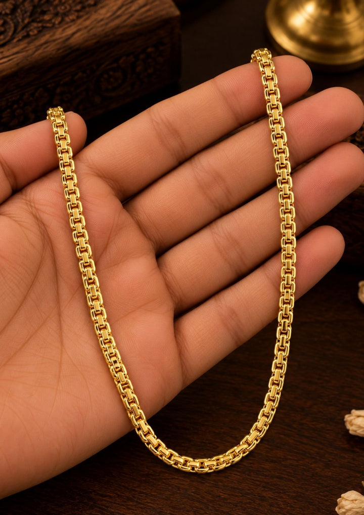 Gold Plated Premium Link Chain for Men