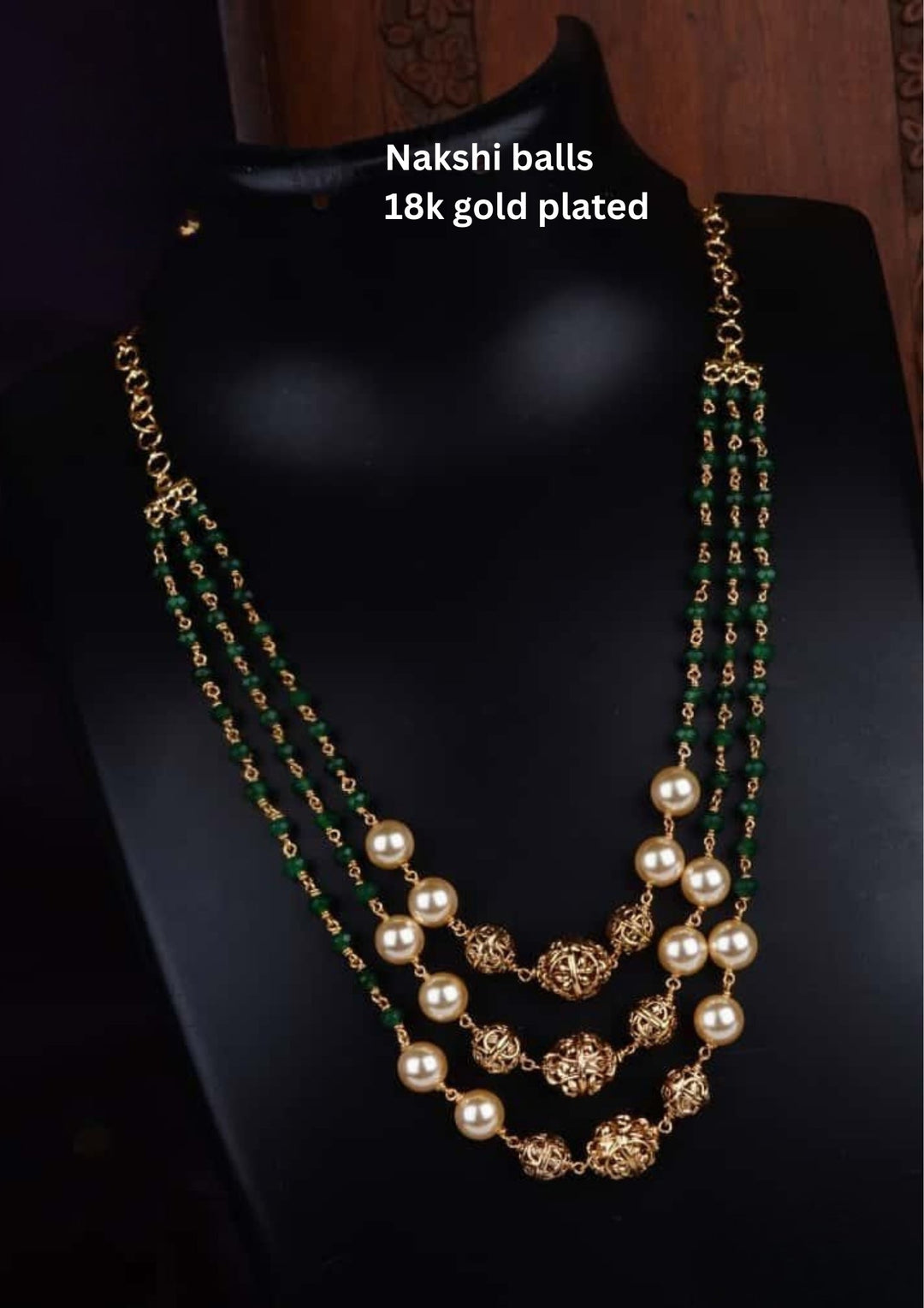 Nakshi Balls & Beads Necklace c107020