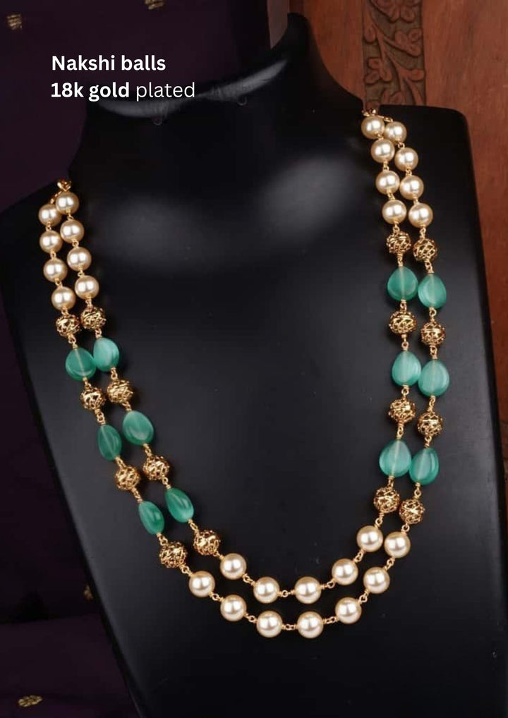 Nakshi Balls & Beads Necklace c107520