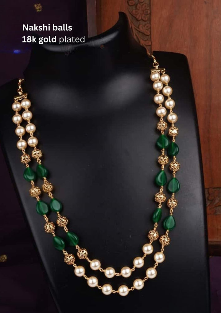 Nakshi Balls & Beads Necklace c107520