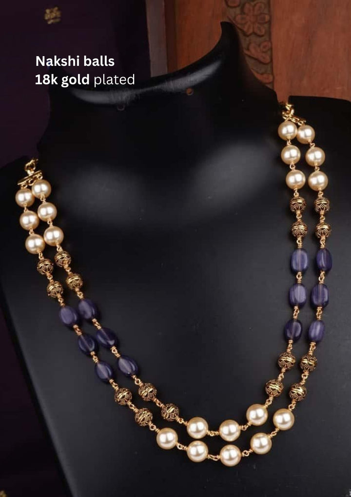 Nakshi Balls & Beads Necklace c107520