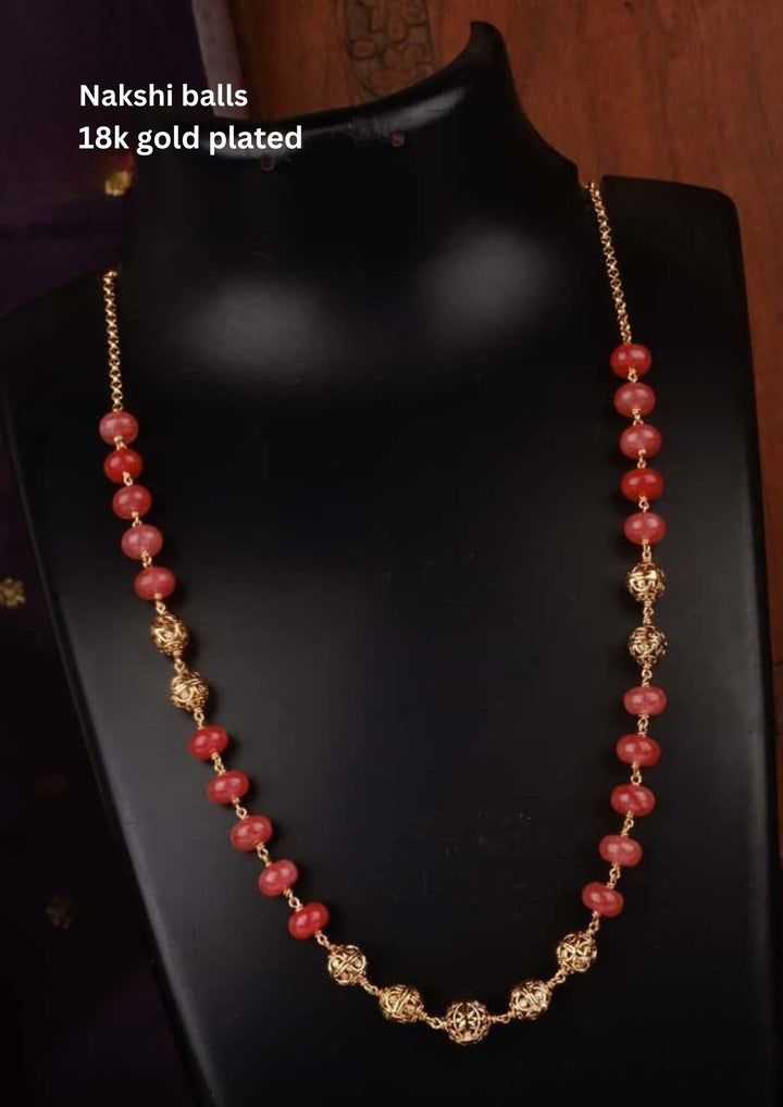 Nakshi Balls & Beads Necklace c105020