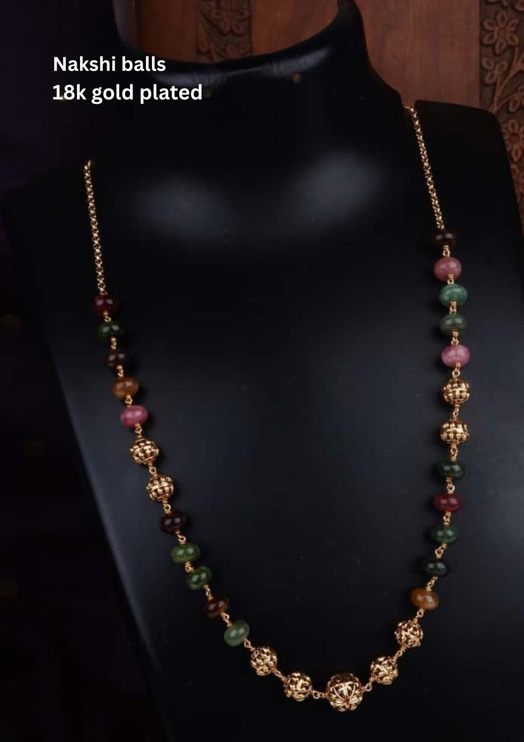 Nakshi Balls & Beads Necklace c105020