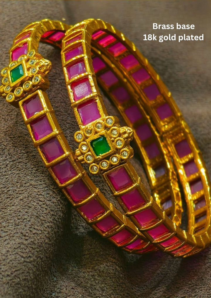 Kundan Openable Bangles ( set of 2 )yle200