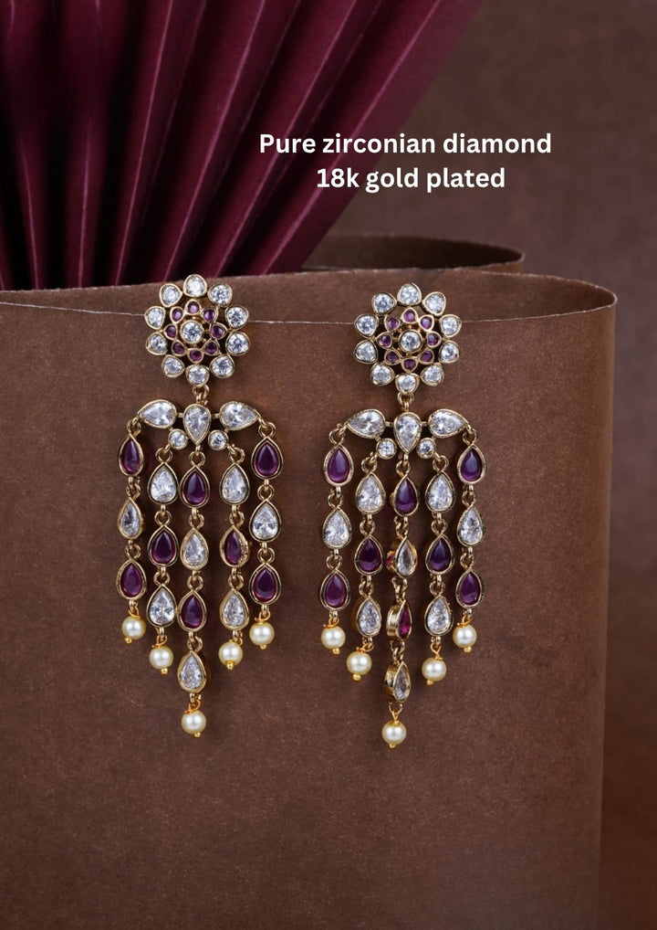 Pure Zirconian Diamond Earrings c106020