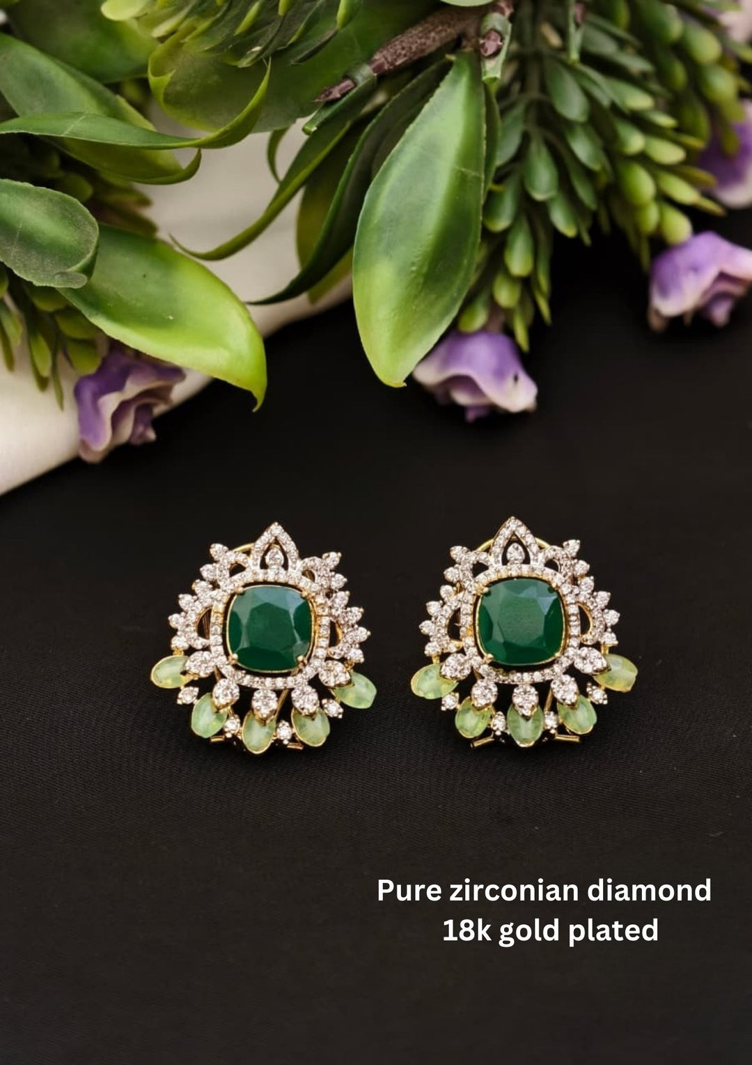 Pure Zirconian Diamond Studs s90056