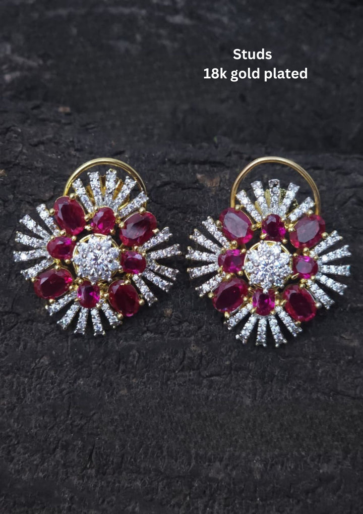 Pure Zirconian Diamond Studs r10660