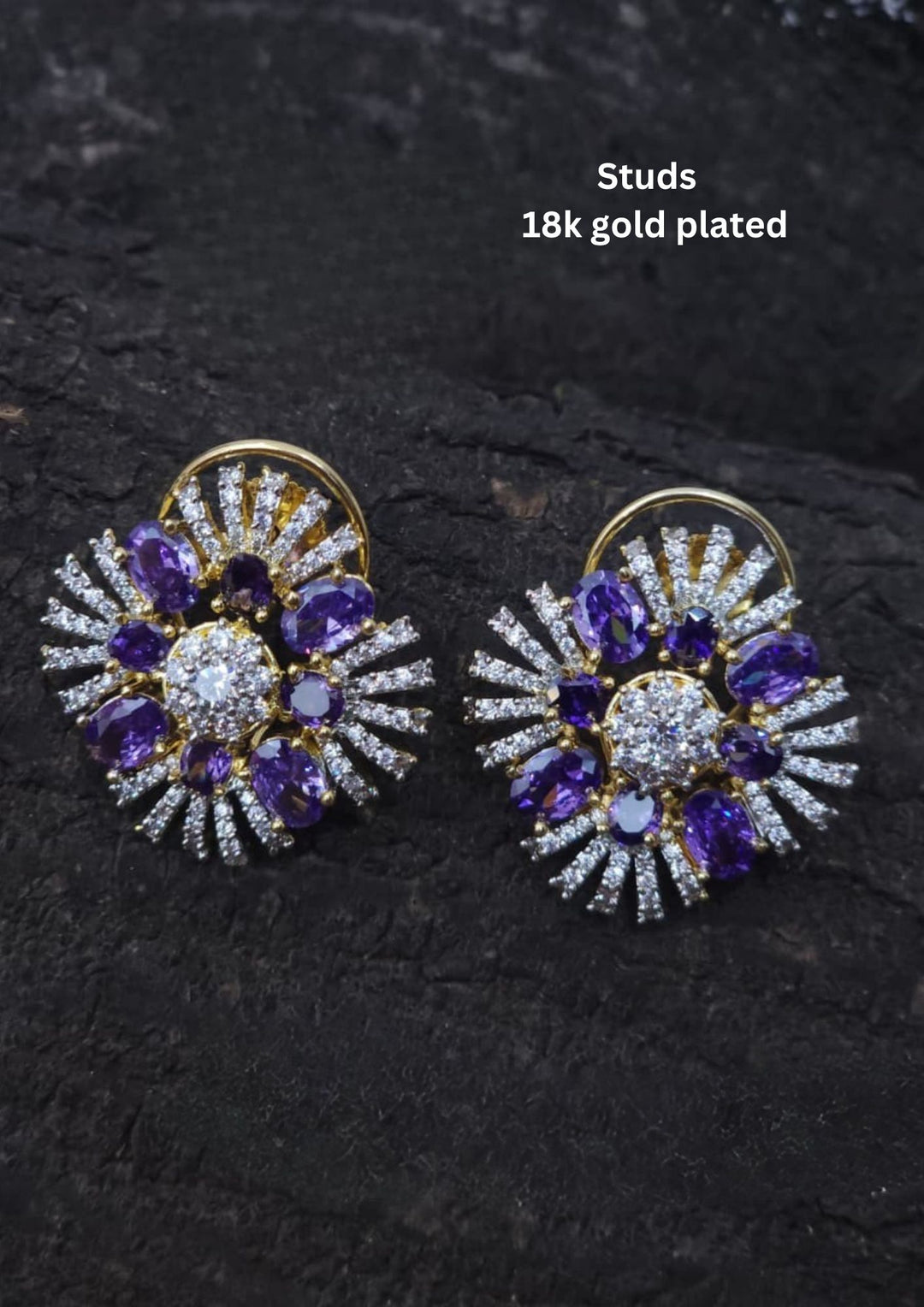 Pure Zirconian Diamond Studs r10660