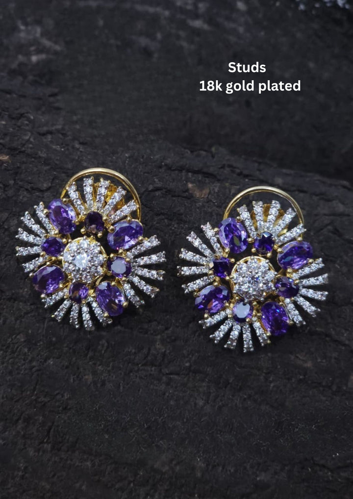 Pure Zirconian Diamond Studs r10660