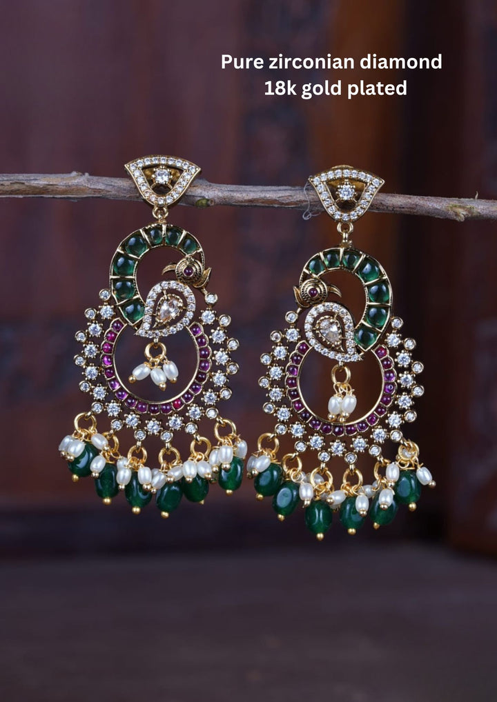 Pure Zirconian Diamond Earrings c105520