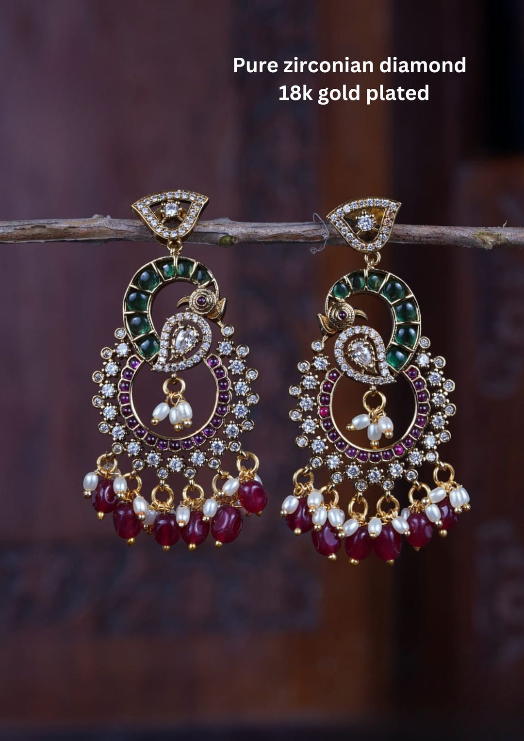 Pure Zirconian Diamond Earrings c105520