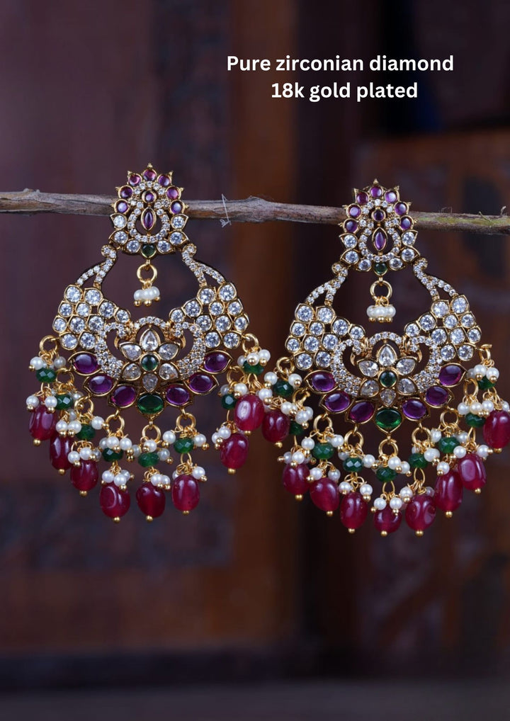 Pure Zirconian Diamond Earrings c109020