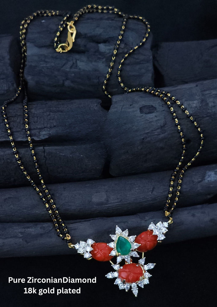 Pure Zirconian Diamond Mangalsutra r10450