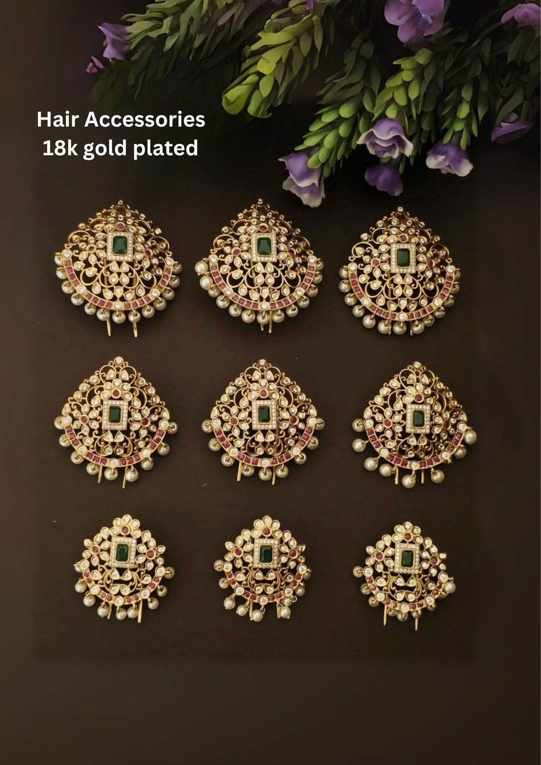 Kundan Hair Accessories s 310072