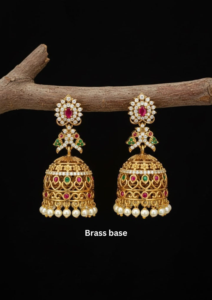 Kundan Jhumkas a32