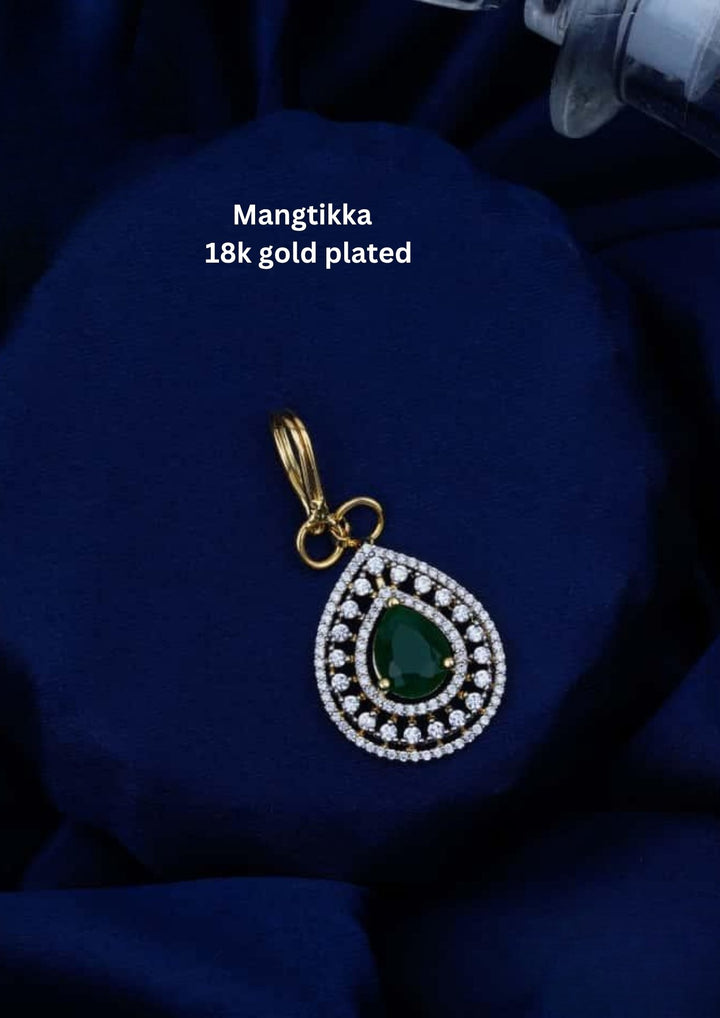 Pure Zirconian Diamond Mangtikka c103020
