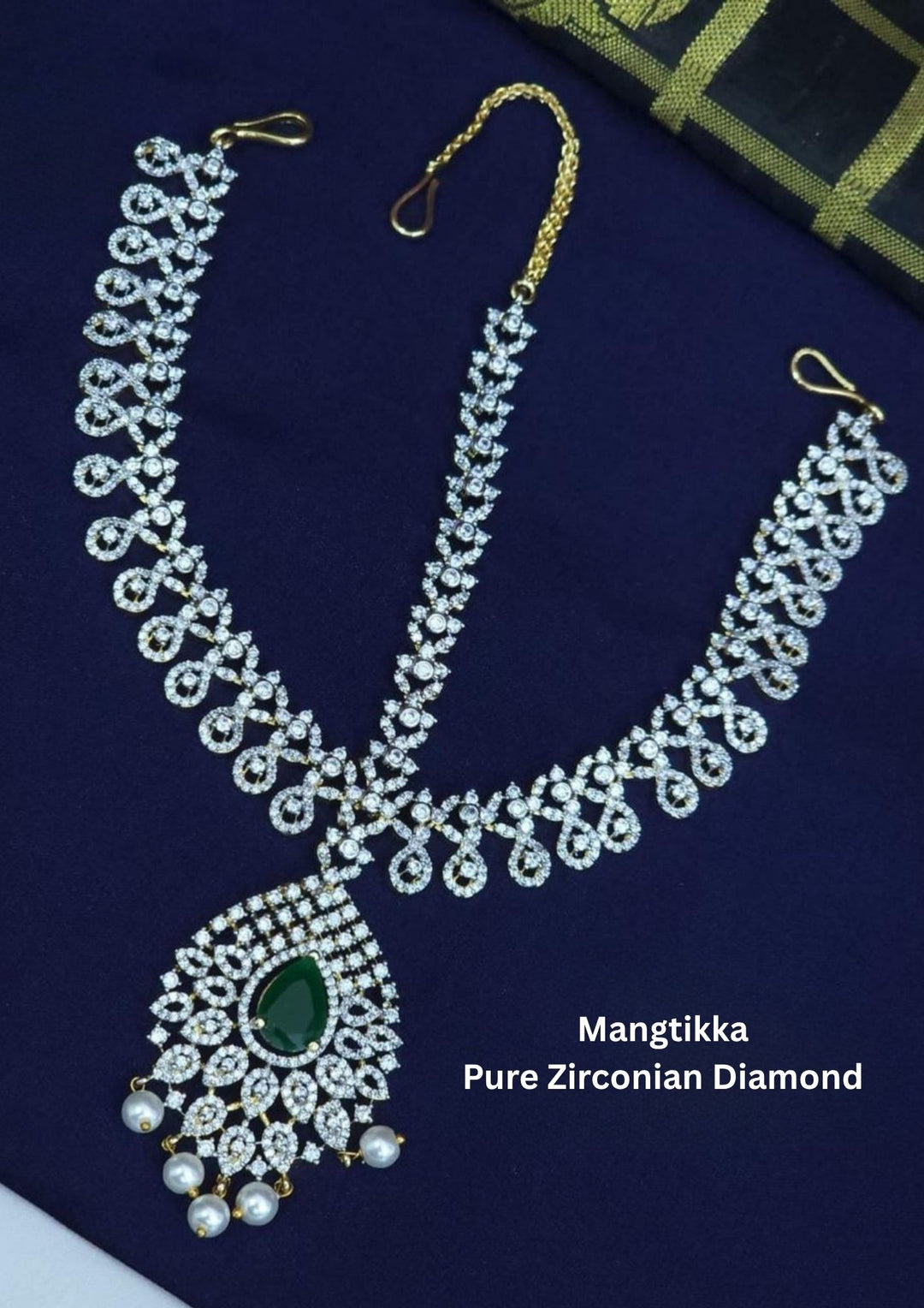 Pure Zirconian Diamond Mangtikka lp163