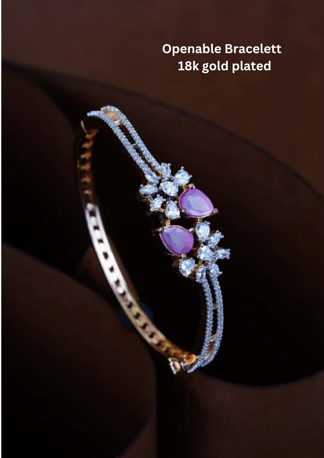 Pure Zirconian Diamond Openable Bracelett c104520