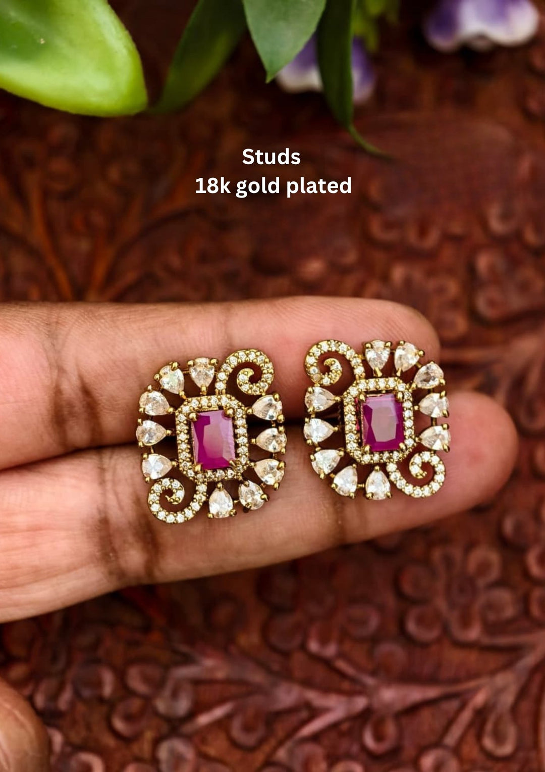 Pure Zirconian Diamond Studs s70054