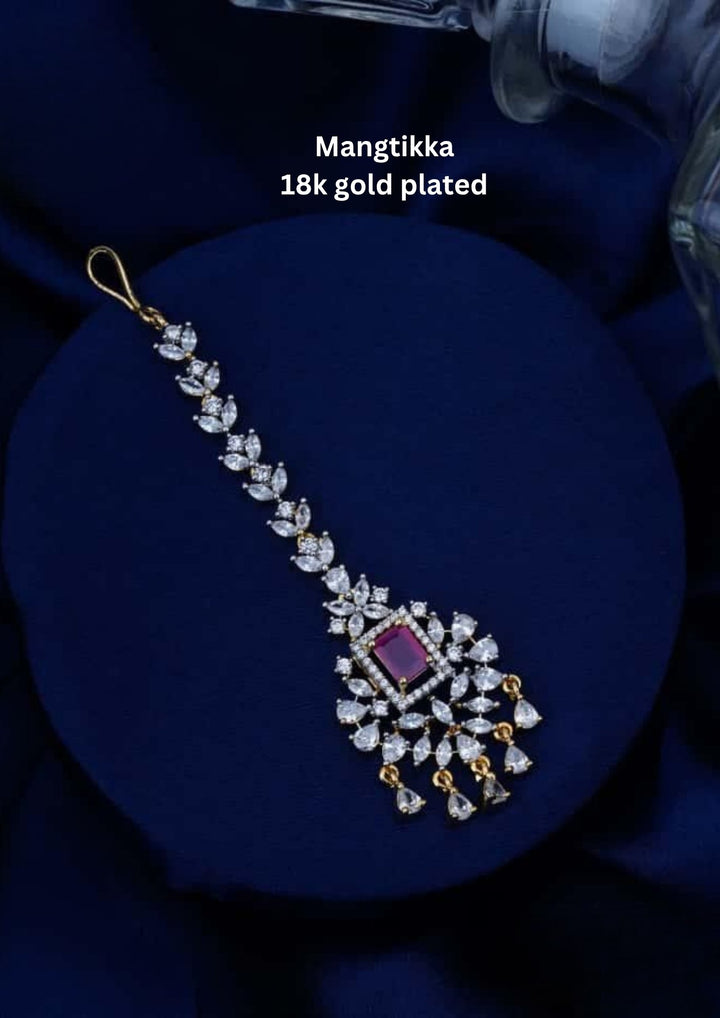 Pure Zirconian Diamond Mangtikka c104020