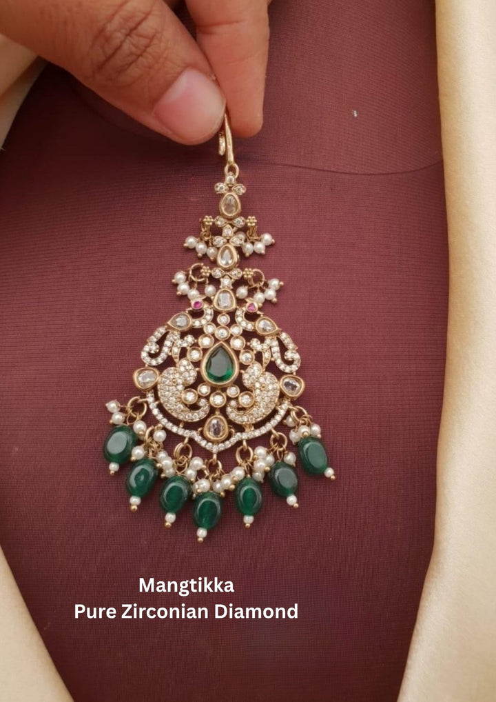 Pure Zirconian Diamond Mangtikka g10550