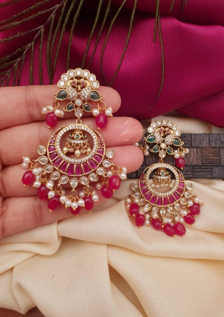Kundan and Beads Earrings g101050